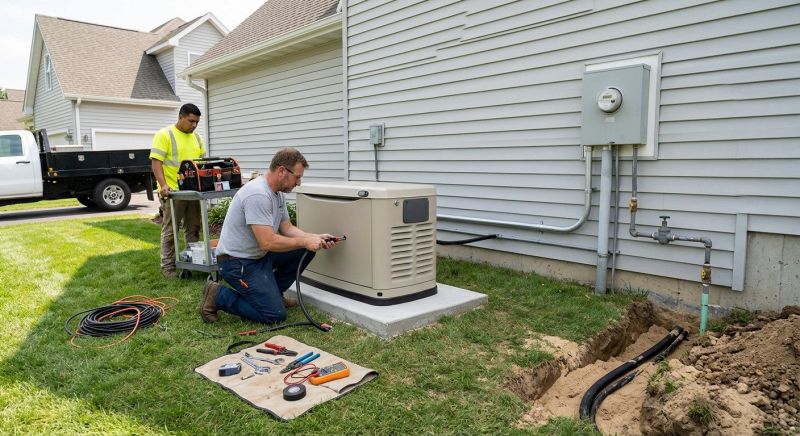 Backup Generator Installation in Conroe, TX