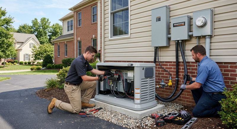 Backup Generator Installation in Conroe, TX